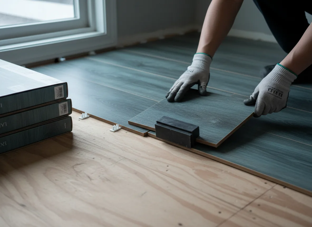 Luxury Vinyl Plank Installation company in Hanston, KS